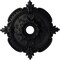 Ekena Millwork Benson Classic Ceiling Medallion (Canopies up to 6 1/2"), 28 3/8"OD x 3 3/4"ID x 1 5/8"P, Steel Gray CM28BESGS - alternate 1